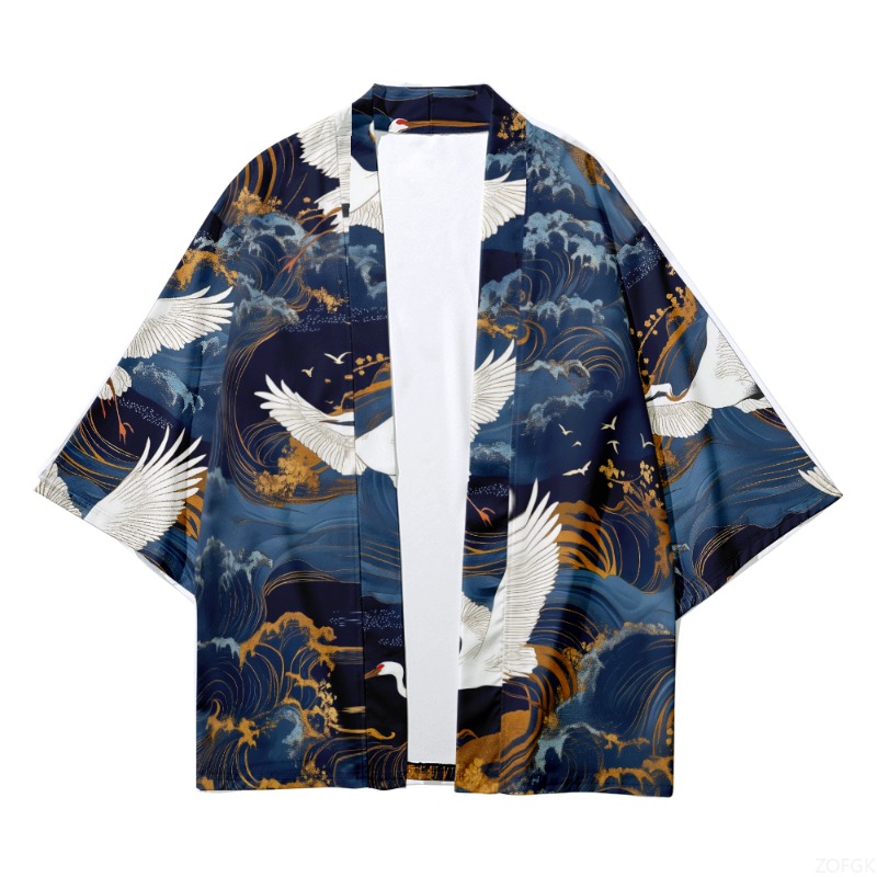Summer Beach Fashion Crane Wav - Street Fashion Kimono recension och pris