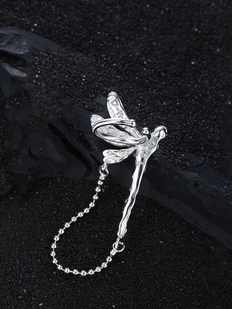 XIYANIKE Dragonfly Chain Tasse - Street Fashion Earrings recension och pris
