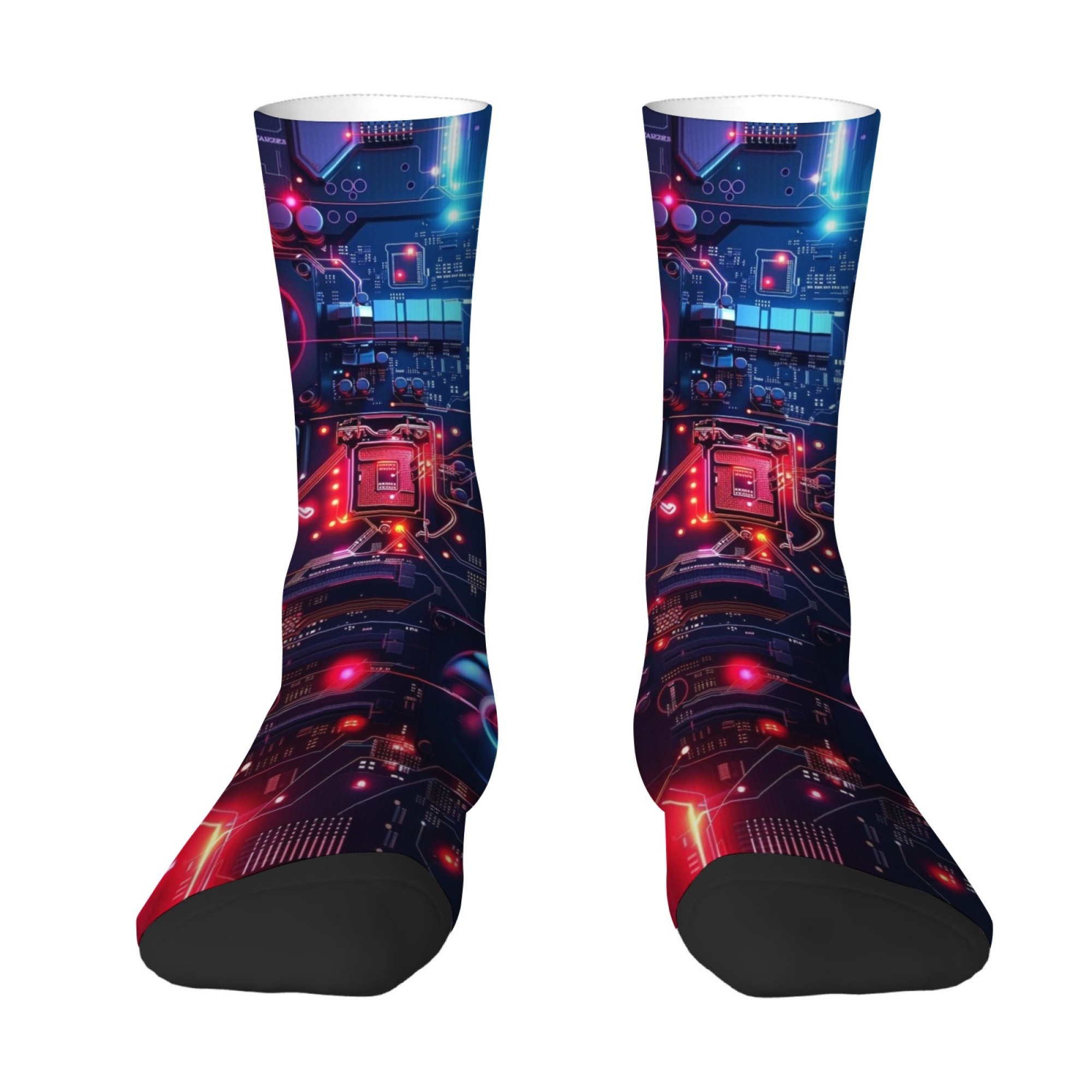 Cyberpunk Y2K Style Chip Print - Quirky Street Fashion recension och pris