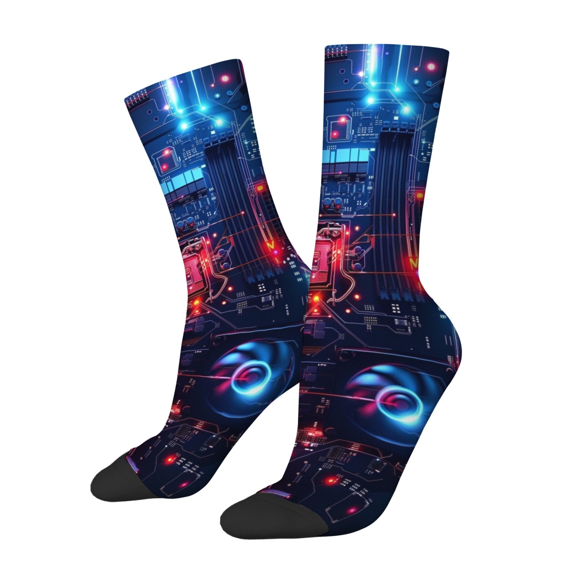 Cyberpunk Y2K Style Chip Print - Quirky Street Fashion recension och pris
