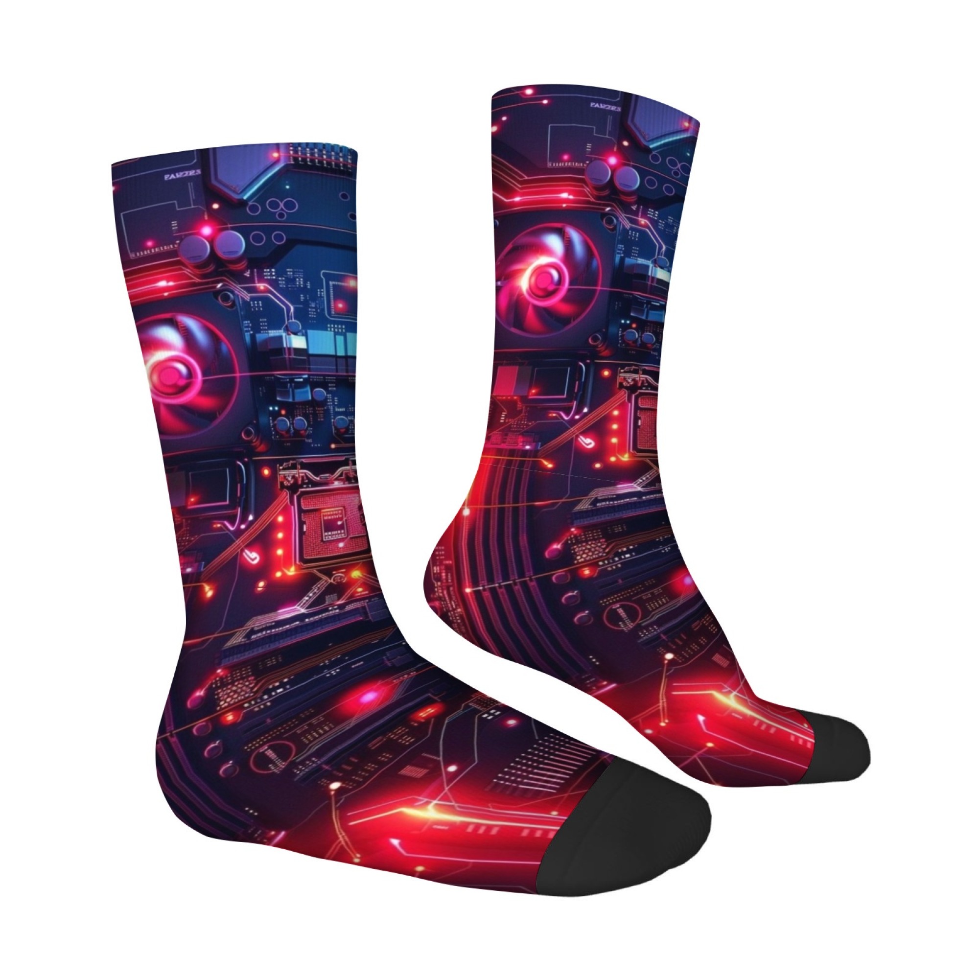 Cyberpunk Y2K Style Chip Print - Quirky Street Fashion recension och pris