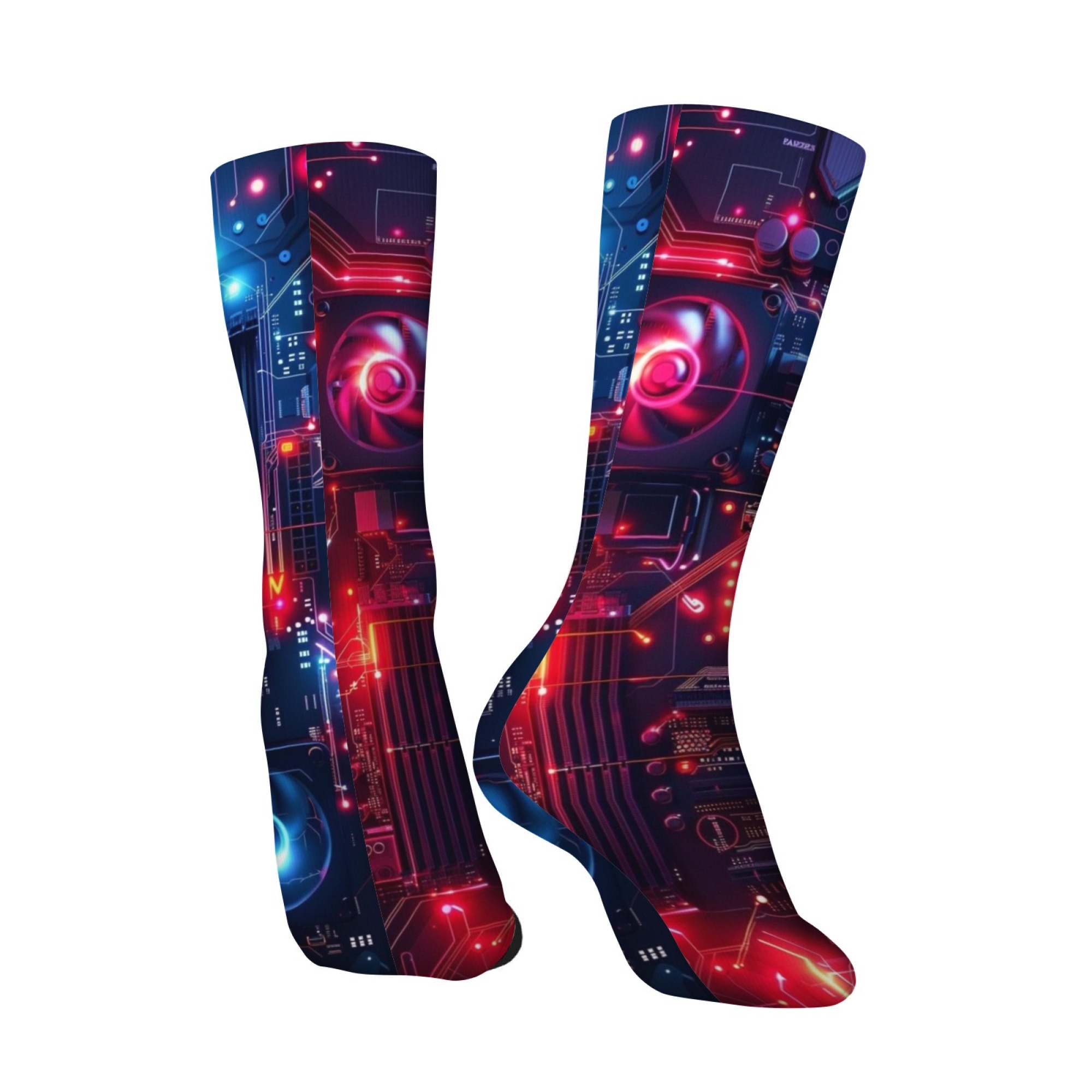 Cyberpunk Y2K Style Chip Print - Quirky Street Fashion recension och pris