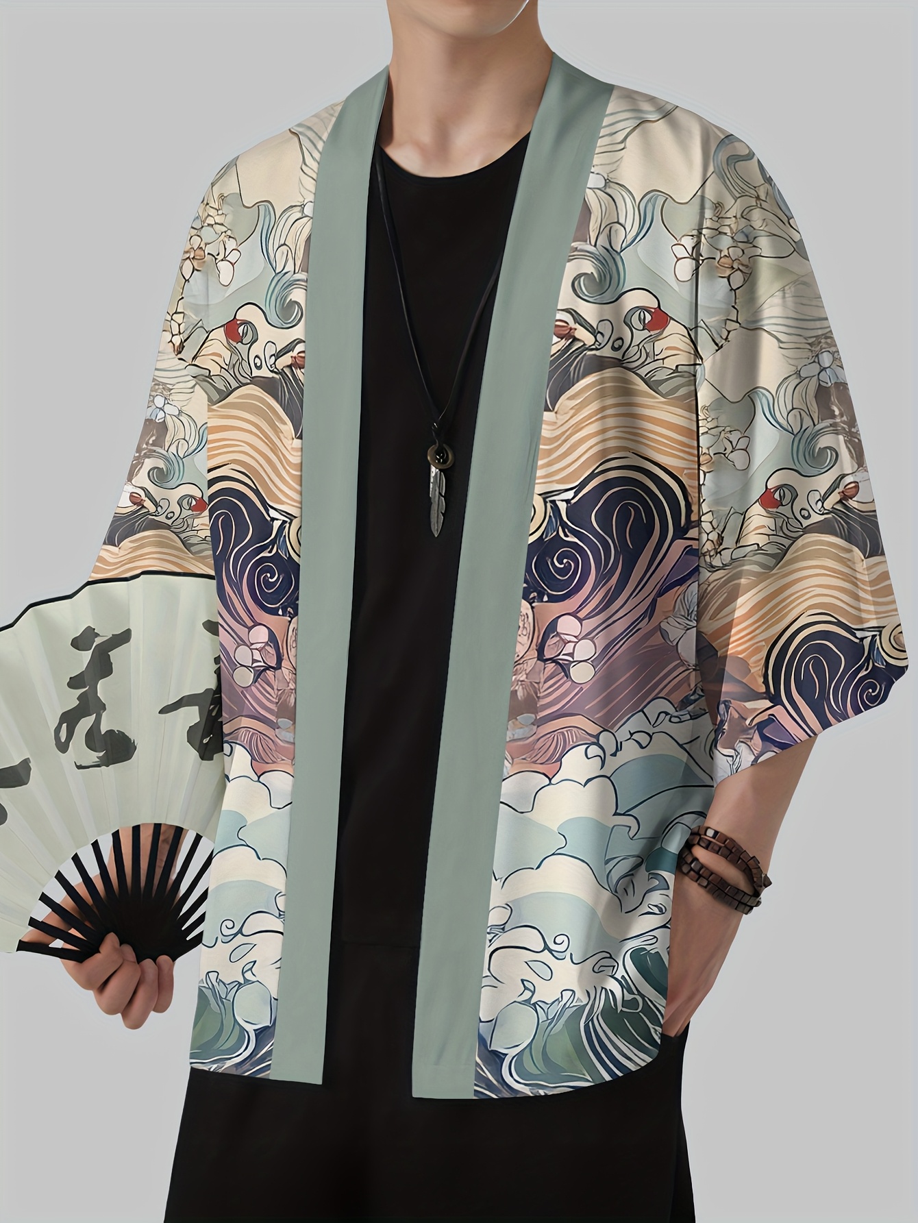 2026 Summer New Men's Kimono w - Street Fashion Kimono recension och pris