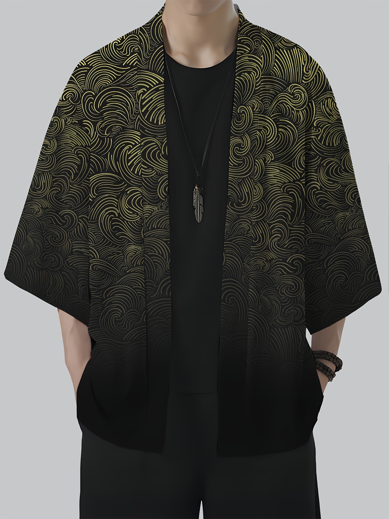 2026 Summer New Men's Kimono 3 - Street Fashion Kimono recension och pris