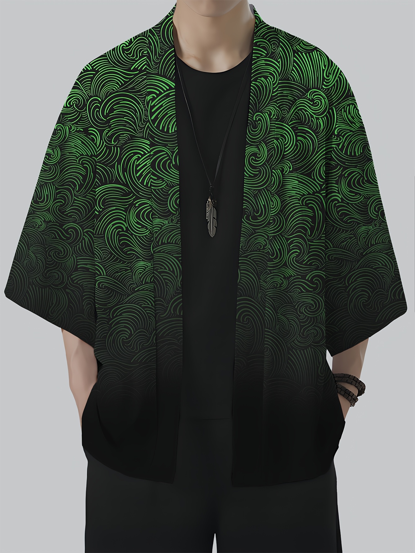 2026 Summer New Men's Kimono 3 - Street Fashion Kimono recension och pris