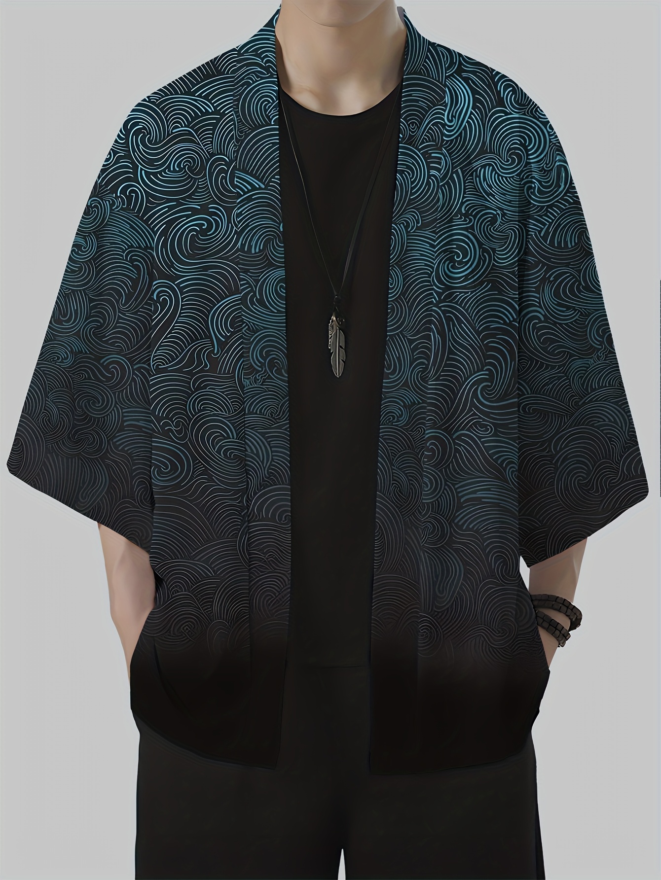 2026 Summer New Men's Kimono 3 - Street Fashion Kimono recension och pris