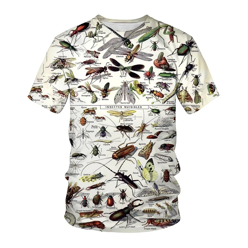 Summer New Type Insect Men's T - Street Fashion Types recension och pris