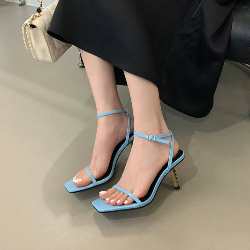 Luxury Metal Thin High Heels W - Street Fashion Luxury recension och pris