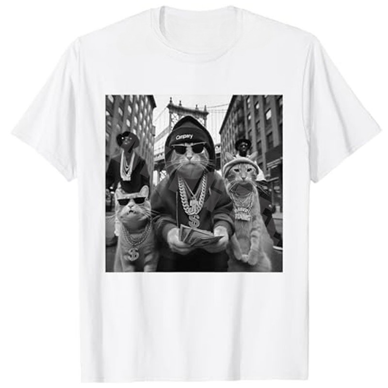 HOT SALE Funny Cat Street Core - Quirky Street Fashion recension och pris