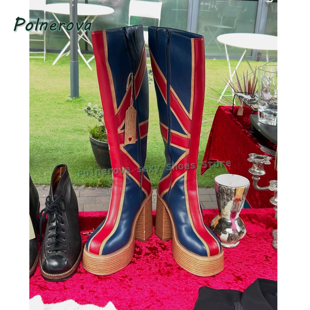 Union Jack Platform Fashion Bo - Street Fashion Trends recension och pris