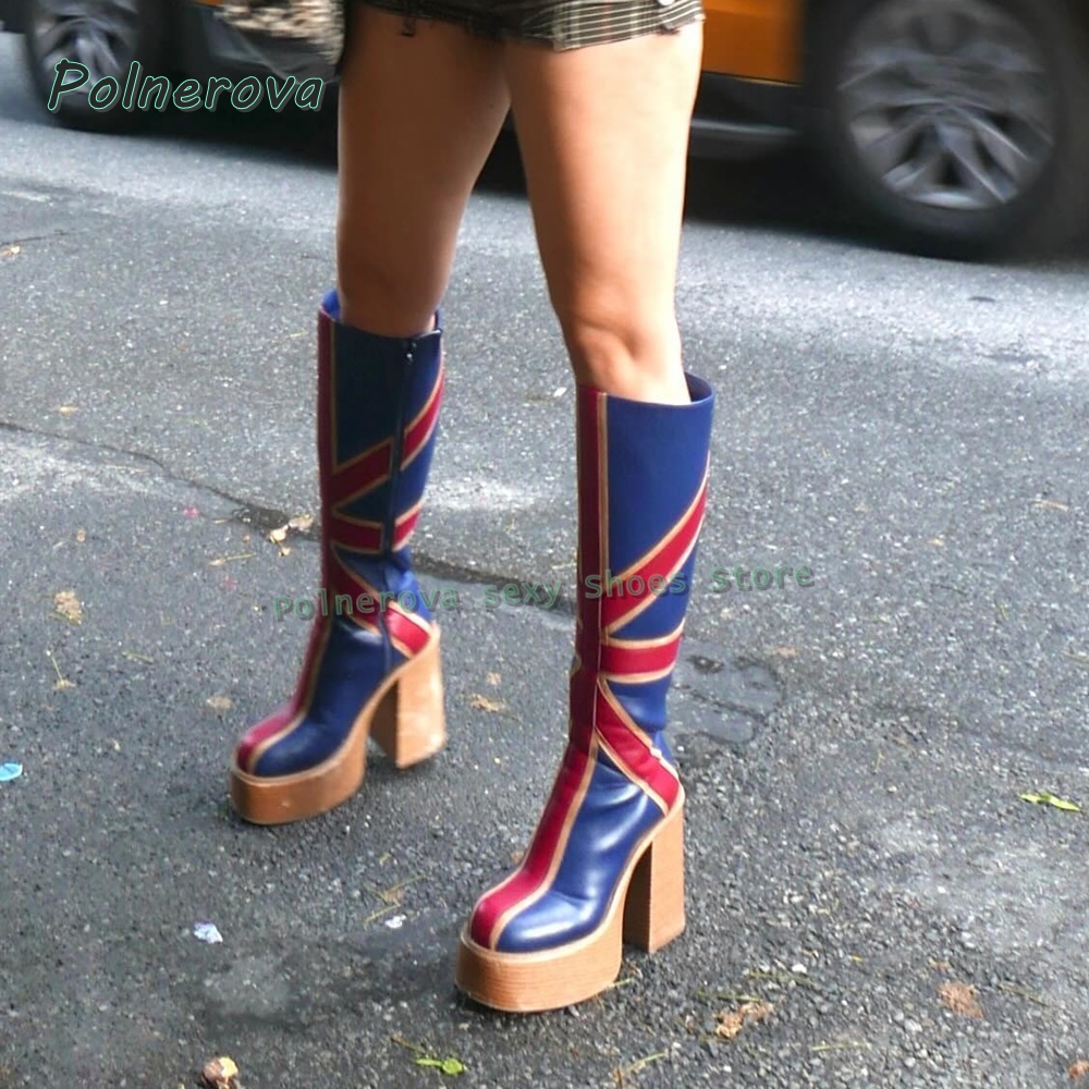 Union Jack Platform Fashion Bo - Street Fashion Trends recension och pris